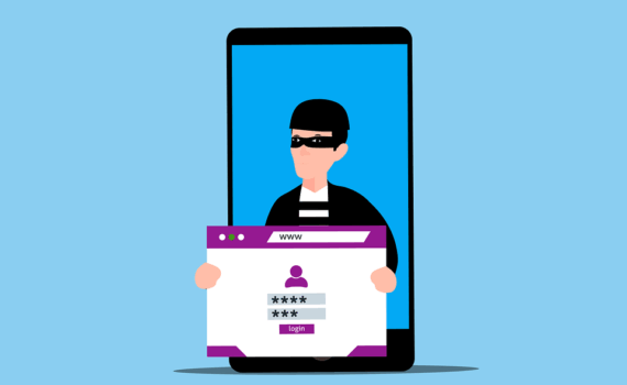 Free phishing scam website vector