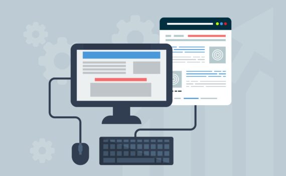 Free web design user interface website illustration